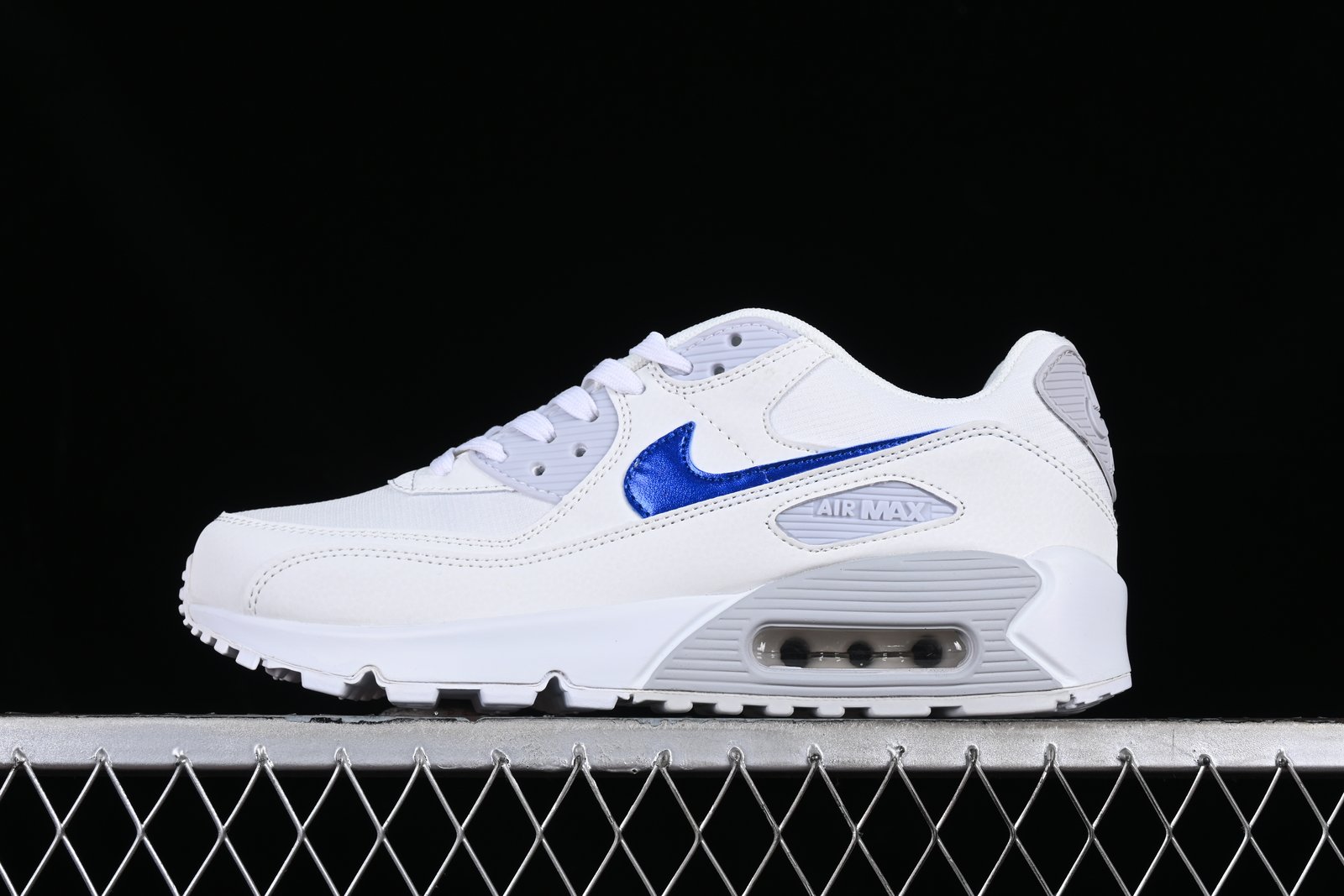 Air Max 90 White Metallic Blue